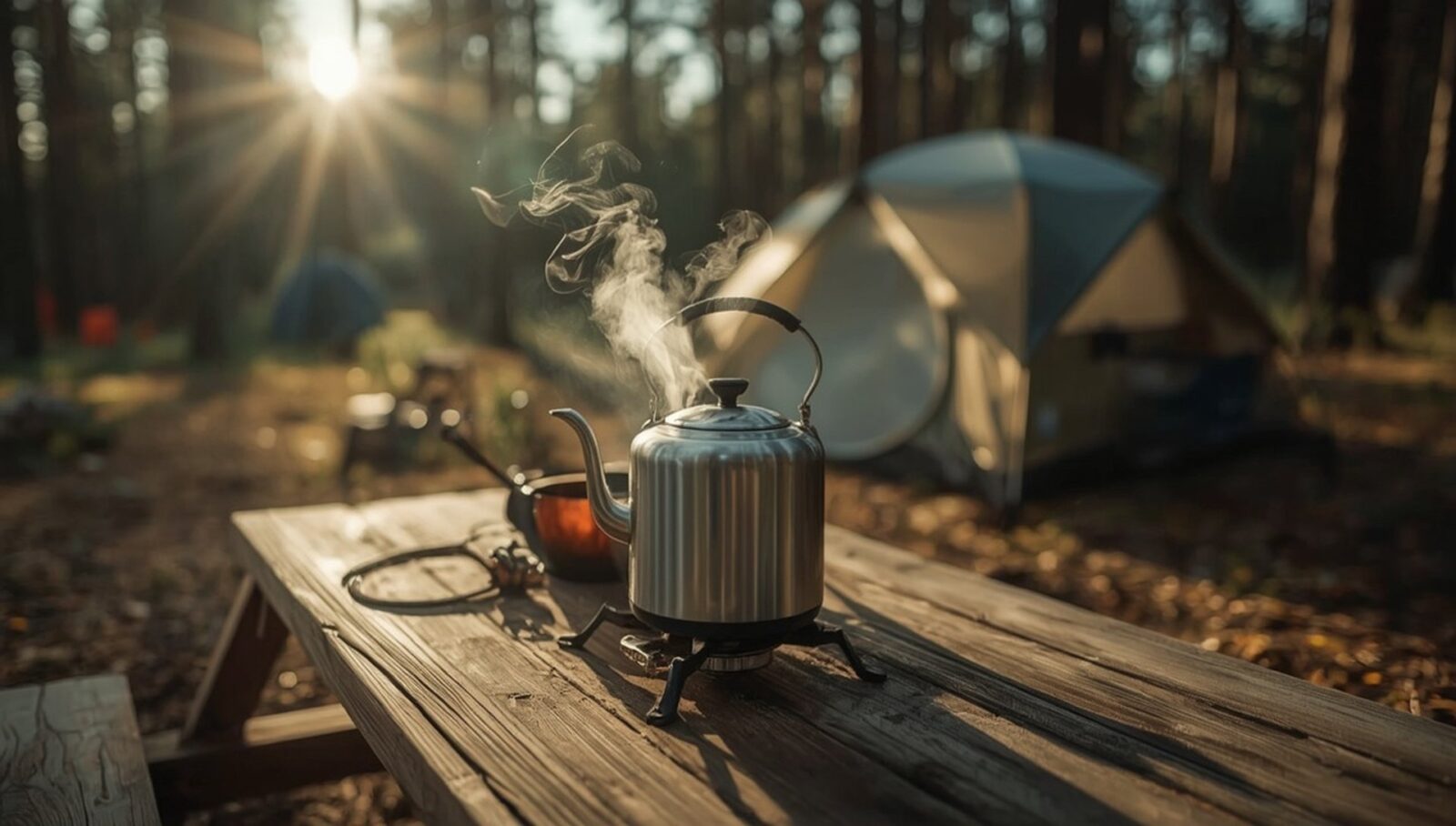 Wasserkocher für Camping: gasbetrieben, 12V oder klassisch?
