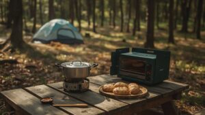 Camping-Backofen: Wie backt man ohne Küche im Zelt?