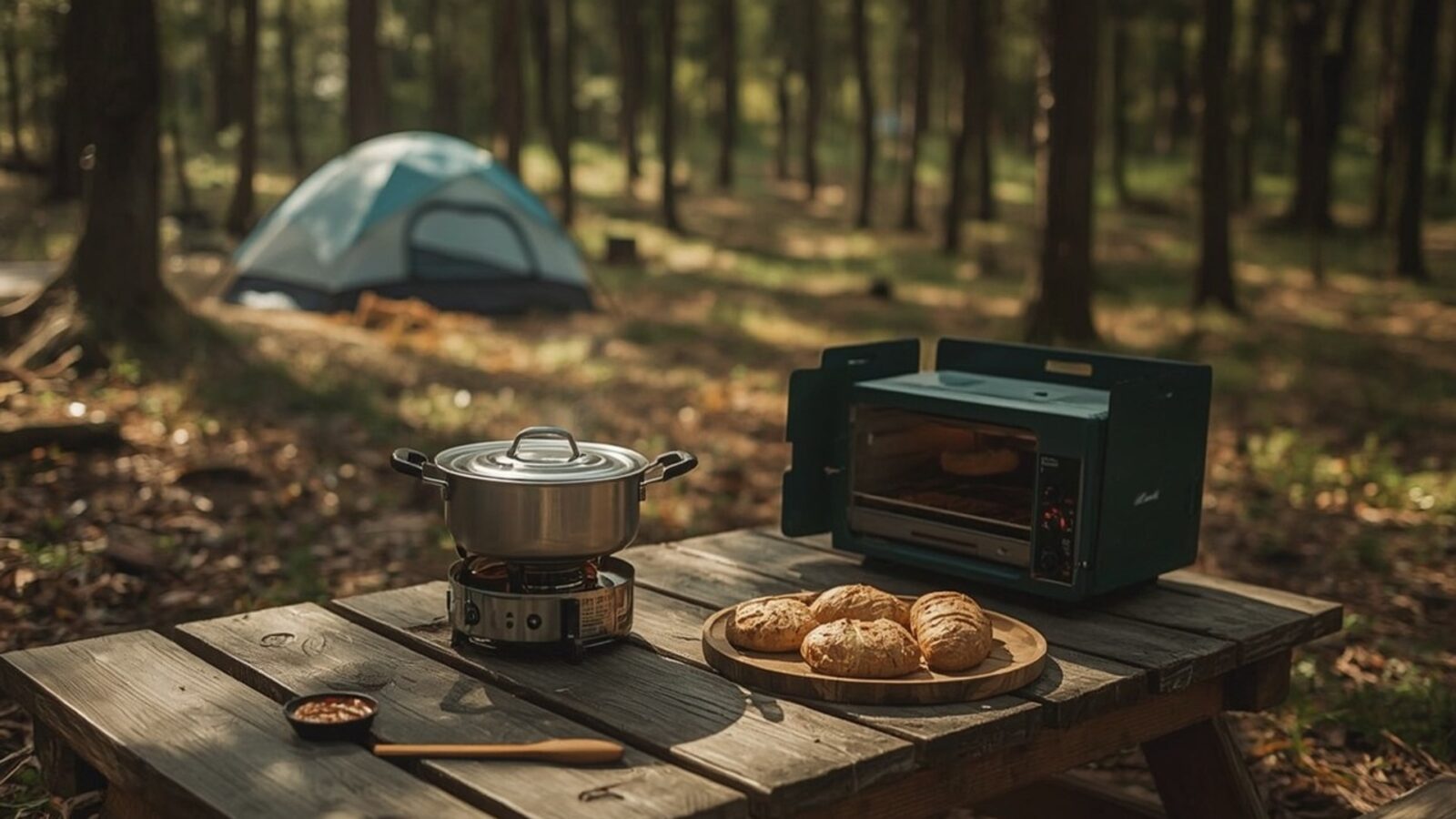 Camping-Backofen: Wie backt man ohne Küche im Zelt?